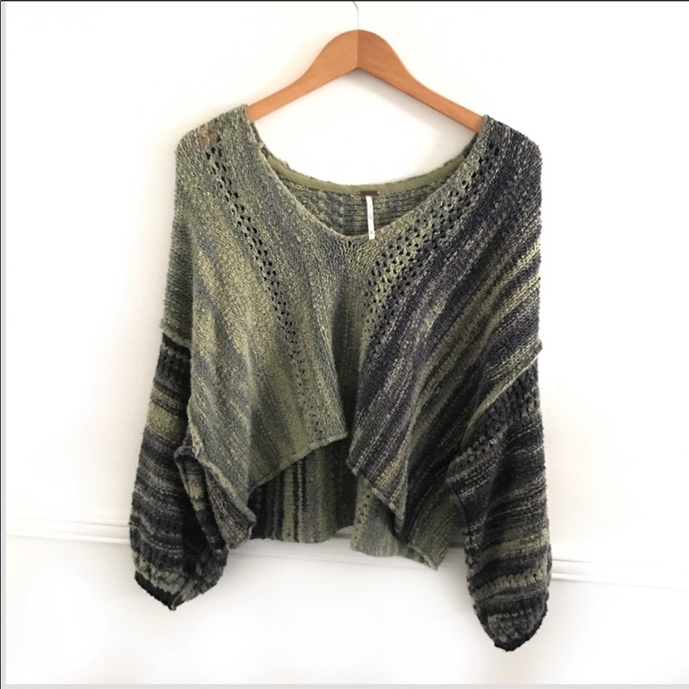 Free People Crop Sweater